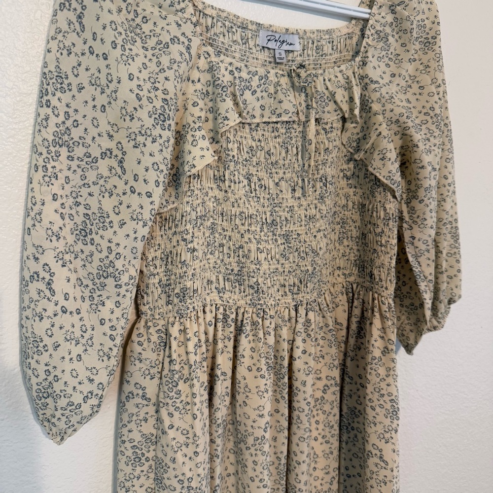 Livy & Kate Floral Cream Dress